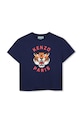 Kenzo Kids gyerek pamut póló pamut kék K61676.86.108