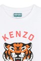 Chlapec Detské bavlnené tričko Kenzo Kids K61676.162 biela