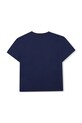 Παιδικό βαμβακερό μπλουζάκι Kenzo Kids K61676.114.150 μπλε SS26