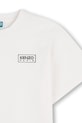Fiú Kenzo Kids gyerek pamut póló K61681.86.108 fehér