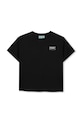 Kenzo Kids t-shirt bawełniany dziecięcy nadruk czarny K61681.162