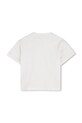 Detské bavlnené tričko Kenzo Kids K61724.86.102 biela SS26