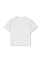Detské bavlnené tričko Kenzo Kids K61724.71.81 biela SS26