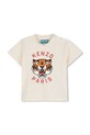 Kenzo Kids t-shirt bawełniany niemowlęcy nadruk beżowy K61718.71.81