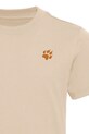 Jack Wolfskin t-shirt dziecięcy bawełniany PAW T K beżowy A65937.104.152