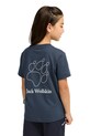 Jack Wolfskin t-shirt dziecięcy bawełniany PAW T K granatowy A65937.164