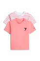 Tommy Hilfiger t-shirt dziecięcy 2-pack różowy KN0KN02378.PPY2