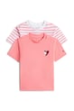 Tommy Hilfiger t-shirt dziecięcy 2-pack różowy KN0KN02378.PPY2