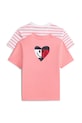 Tommy Hilfiger t-shirt dziecięcy 2-pack KN0KN02378.PPY2 różowy SS26