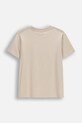 Детска памучна тениска Coccodrillo WC6143216VBA бежов SS26