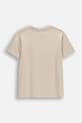 Dětské bavlněné tričko Coccodrillo WC6143216VBA béžová SS26