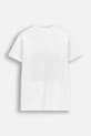 Dětské bavlněné tričko Coccodrillo WC6143217VBA bílá SS26