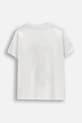 Детска памучна тениска Coccodrillo WC6143233VBA бял SS26