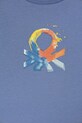 Chłopiec United Colors of Benetton t-shirt dziecięcy z bawełny 3I1XG10LK.P.Stagionale niebieski