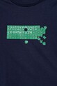 Chlapec United Colors of Benetton tričko detské s bavlnou 3I1XG10LK.P.Stagionale tmavomodrá