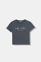 United Colors of Benetton detské bavlnené tričko modrá 3I1XG10LK.P.Stagionale