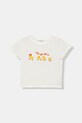 United Colors of Benetton kratka majica otroška bombažna bela 3I1XA1076.W.Stagionale