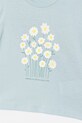 Deklice United Colors of Benetton kratka majica otroška bombažna 3I1XA1076.W.Stagionale modra