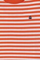 Chłopiec United Colors of Benetton T-shirt dziecięcy bawełniany 39IAC10S8.G.Stagionale pomarańczowy