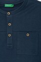 Băieți United Colors of Benetton tricou pentru copii, cu bumbac 34I0C10T9.G.Stagionale bleumarin