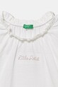 Dječaci United Colors of Benetton majica za djecu s pamukom 34I0G10MQ.P.Stagionale bijela