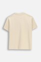Coccodrillo t-shirt dziecięcy bawełniany WC6143202FBJ beżowy SS26