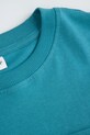 Chłopiec Coccodrillo t-shirt dziecięcy bawełniany WC6143202FBJ turkusowy