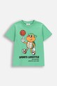 Coccodrillo t-shirt gyerek pamut zöld WC6143206IBK