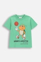 Coccodrillo t-shirt gyerek pamut zöld WC6143206IBK