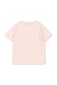 Момче Konges Sløjd тениска за деца с ленена смес ERA TEE OCS KS105359.PPY2 розов