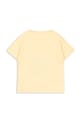 Момче Konges Sløjd тениска за деца с ленена смес ERA TEE OCS KS105359.PPY2 жълт