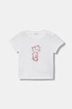 United Colors of Benetton tricou pentru copii, din bumbac alb 3I1XA1078.W.seasonal