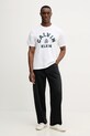 Bavlnené tričko Calvin Klein Jeans LV04RE810G biela SS26
