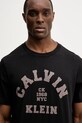 Calvin Klein Jeans t-shirt bawełniany czarny LV04RE810G