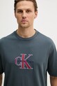 Calvin Klein Jeans t-shirt bawełniany szary LV04RE815G