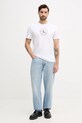 Bavlněné tričko Calvin Klein Jeans LV14RE816G bílá SS26