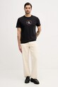 Calvin Klein Jeans t-shirt bawełniany LV14RE816G czarny SS26
