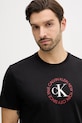 Calvin Klein Jeans t-shirt bawełniany czarny LV14RE816G