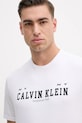 Calvin Klein Jeans t-shirt bawełniany biały LV14RE817G