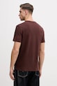 Odzież Calvin Klein Jeans t-shirt bawełniany LV14RE817G brązowy