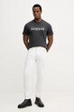 Βαμβακερό μπλουζάκι Calvin Klein Jeans LV14RE817G μαύρο SS26