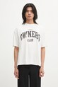 Represent t-shirt bawełniany Owners nadruk beżowy OCM100047.72