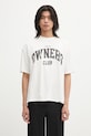 Represent t-shirt bawełniany Owners nadruk beżowy OCM100047.72