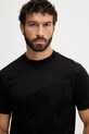 Karl Lagerfeld t-shirt bawełniany czarny 561200.755004