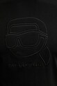 Karl Lagerfeld t-shirt bawełniany 561224.755052 czarny