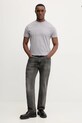 Karl Lagerfeld t-shirt bawełniany 561241.755061 szary SS26