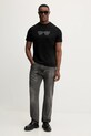 Karl Lagerfeld t-shirt bawełniany 561252.755070 czarny SS26