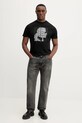 Bavlněné tričko Karl Lagerfeld 561252.755075 černá SS26