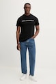 Bavlněné tričko Karl Lagerfeld 561255.755076 černá SS26