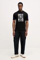 Karl Lagerfeld t-shirt bawełniany 561225.755149 czarny SS26